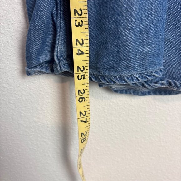 Vineyard Vines Girls Small Blue Tencel Sleeveless Dress - Picture 4 of 7